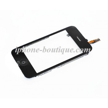 Chassis complet noir Bouton home support acier iphone 3gs