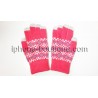 Gants tactiles rose iPhone,smartphone