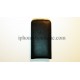 Etui coque rabattable style cuir noir pour iPhone 4/4s