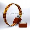 Câble bracelet usb girafe pour iPhone / micro usb