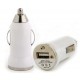Chargeur USB allume cigare blanc iPhone