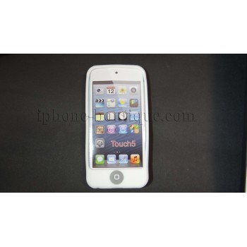★ iPod touch 5 ★ Coque de protection silicone blanc