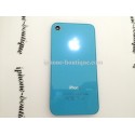 Vitre arrière lumineuse bleu logo lumineux iphone 4