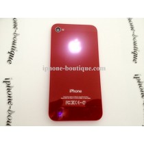 ★ iPhone 4 ★ Vitre arrière lumineuse rouge