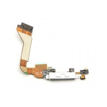 Nappe connecteur de charge usb blanc ,micro haut-parleur iPhone 4
