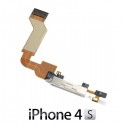 Nappe connecteur de charge usb blanc ,micro iPhone 4s