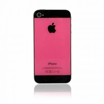 ★ iPhone 4S ★ Vitre arrière style iPhone 5 ROSE FUSHIA