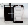 ★ iPhone 4 ★ Kit complet (Avant-Arrière) NOIR TRANSPARENT