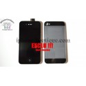 ★ iPhone 4 ★ Kit complet noir (Avant-Arrière) STYLE iPhone 5,5C,5S