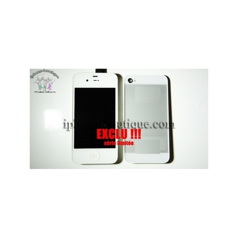 kit complet style iPhone 5 av/arr blanc iphone 4