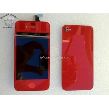 ★ iPhone 4S ★ Kit complet ROUGE