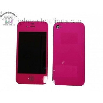★ iPhone 4S ★ Kit complet de transformation écran rose fushia 