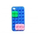 Coque Block en silicone Bleue - iPhone 4 / 4S