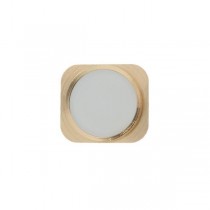 Bouton home accueil style iPhone 5S blanc or