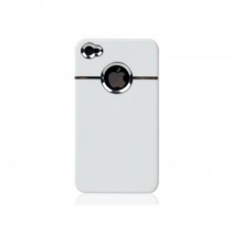 Coque design de protection blanche pour iPhone 4 / 4S