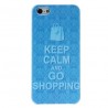 Coque rigide "Keep calm and go Shopping"  - iPhone 5 / 5S