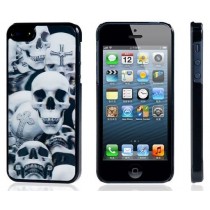 Coque rigide Têtes de morts avec effet 3D - iPhone 5 / 5S