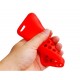 Coque Perforée en silicone Rouge - iPhone 5C