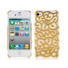 Coque en plastique rigide style Baroque couleur Or - iPhone 5 / 5S