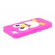 Coque Pingouin Rose en silicone - iPhone 5 / 5S
