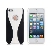 Coque black and white en plastique rigide - iPhone 5 / 5S