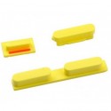 3 boutons: Power, mute, volume (jaune) - iPhone 5C