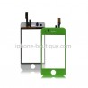 Vitre face avant tactile verte pour iphone 3gs