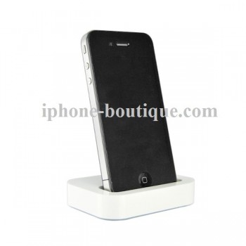 Dock blanc pour iphone 3g 3gs 4 4s et ipod